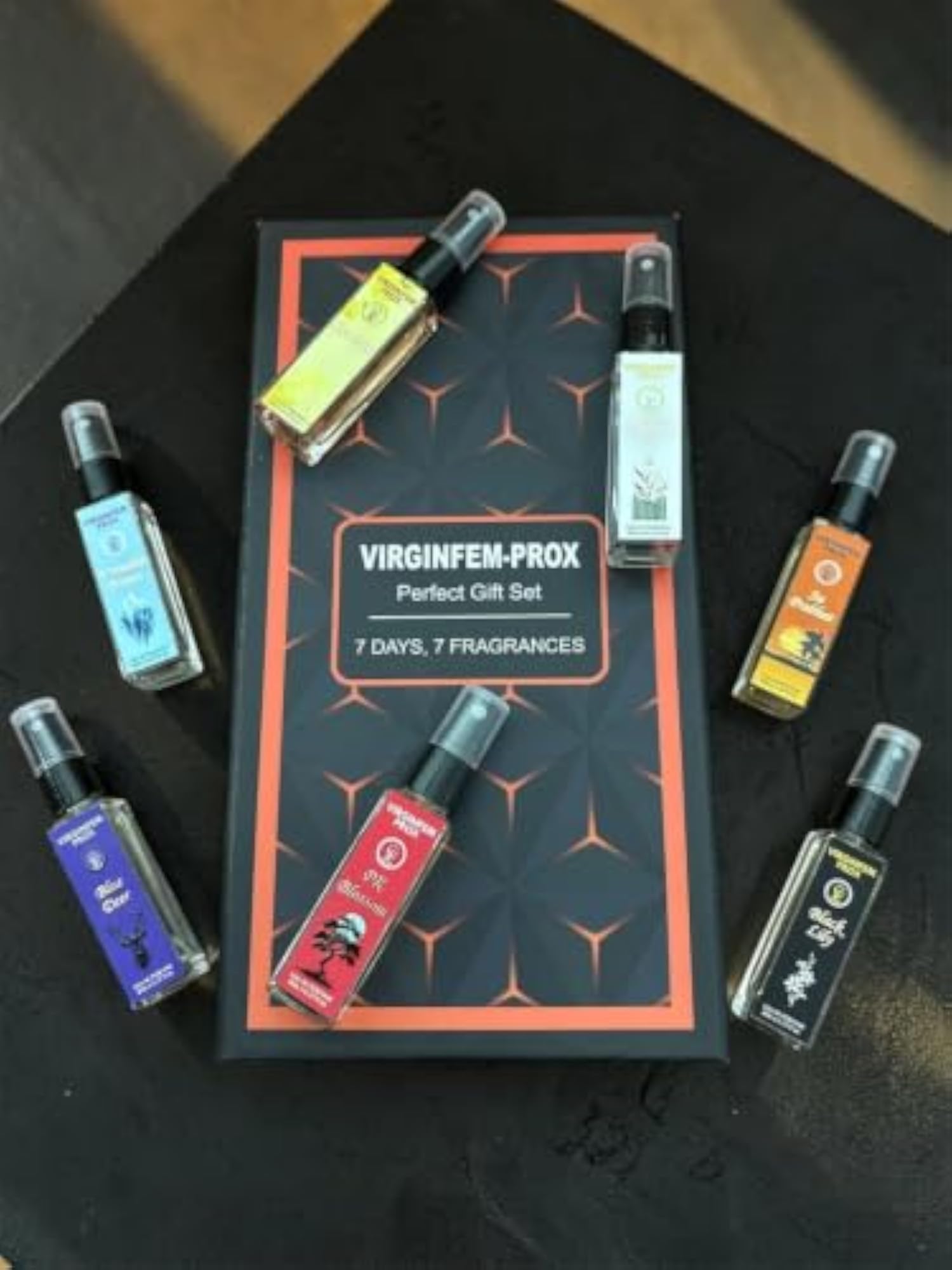 Virginfem Prox Perfume Discovery Set, 7 Fragrances x 8 ml